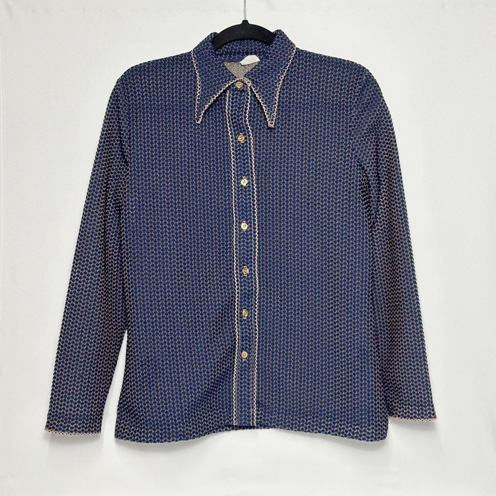 Vintage The Seventh i Button Up Top